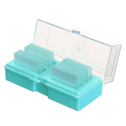 Microscope Cover Glass 22×22mm, Super White Glass, 0.13-0.16mm Thick, 200pcs/Hinged-Lid Box, Individually Wrapped by Aluminum Vacuum Pack with Desiccant - x200