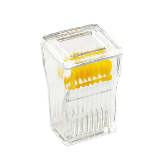 9-PC Glass Staining Jar with Glass Lid, Hellendhal Type. Suitable for 25.0X75.0 mm (1"X3") Slides