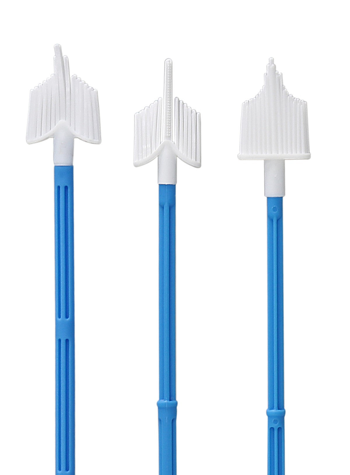 Cervical Brush, Disposable, With Removable Tip, for Cell Collection from Endocervical, Molded Handle in Blue Color, Overall Length 200 mm. Individual Pack, E.O Sterile - 100 pieces