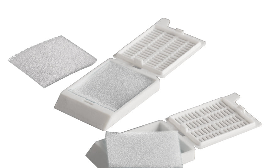 Biopsy Foam Pad, Designed to Hold Small Specimens in Place. Dim. 30×25×2 mm White - x5,000