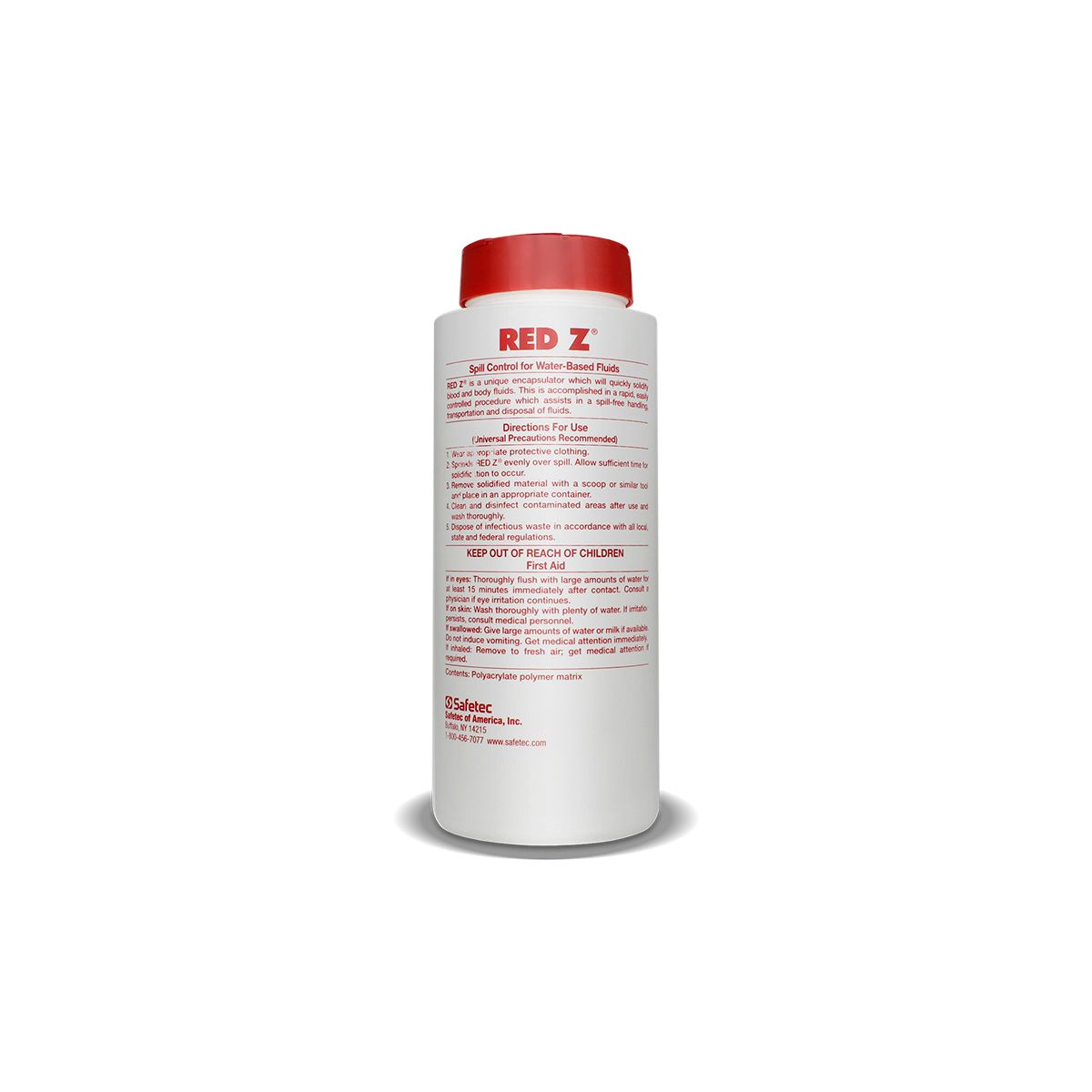 Red Z® Spill Control Solidifier Shaker Top - Infection and Spill Control